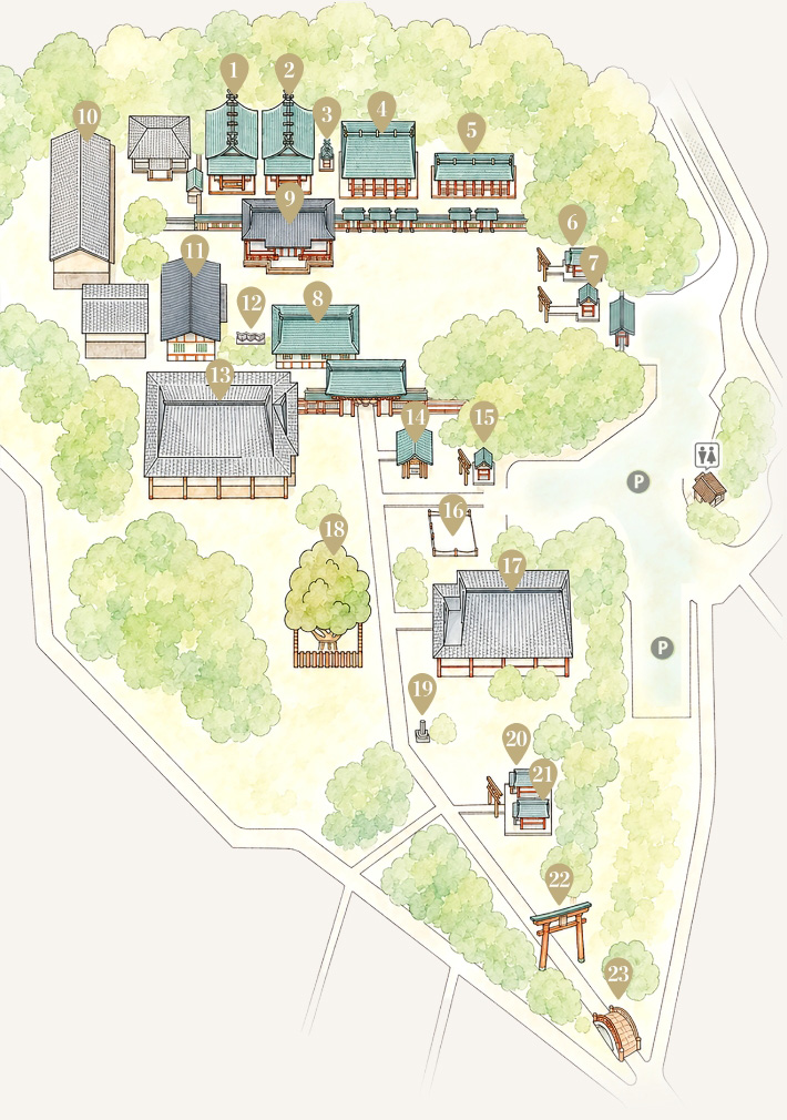 境内案内図